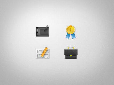 Designer portfolio icons icon icons portfolio set