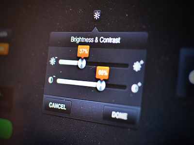 Brightness&Contrast 3d black button grunge level menu metal popup slide texture textures tooltip