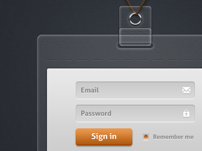 Log in badge login badge design concept button signin email password transparency metal form