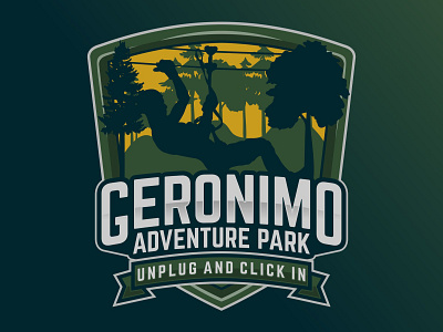 Geronimo Adventure Park esport logo zipline