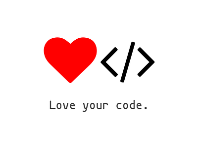 Love your Code love love your code manifest