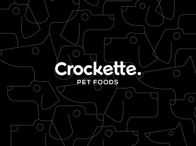 Crockette. | Pet Foods branding design food graphicdesign illustration logo pet pet care petfoods pets petshop typography vector