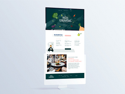 Les Petits Gueuletons - webdesign branding design food graphicdesign illustration logo logodesign ui vector webdesign