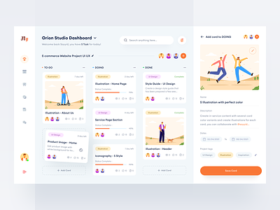 Ngentask Dashboard - Project Management 🔥