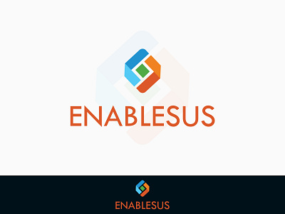 Enablesus logo Design app logo design brand identity creative logo design design e icon logo e icon logo design e logo design icon design icon logo logo logo design logo design branding logodesign logos logotype