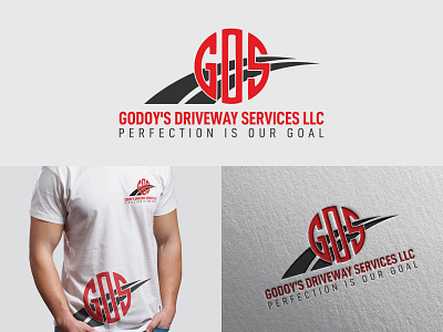 Godoys Driveway Services LLC Logo brand identity creative logo design llc logo llc logo design logo logo design logo design branding logodesign real estate logo real estate logo design