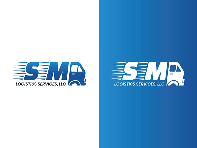 SM LOGISTICS SERVICES  LLC Logo Design