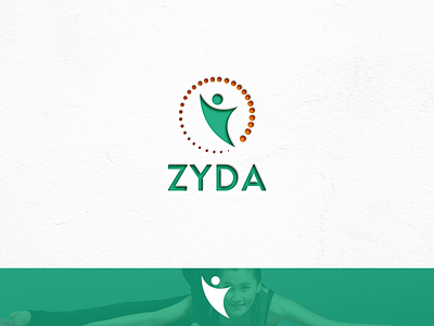 Zyda Logo Design brand identity logo logo design ramjan hossain yoga logo yoga logo design z logo design zyda logo desugn
