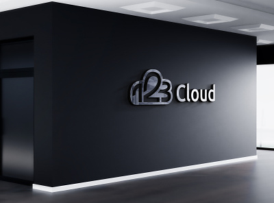 Logo design | 123 Cloud | branding design graphic design identity identity design logo logo design