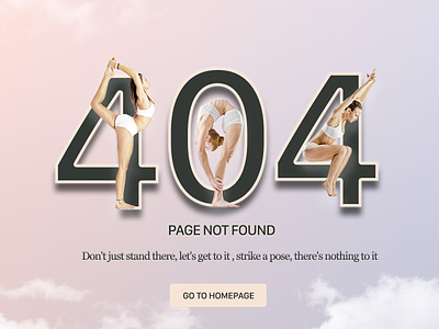 404 Yoga pose Page