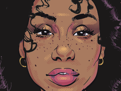 Sza sneak peek illo sneak peek sneakpeek artist singer illustration village voice sza