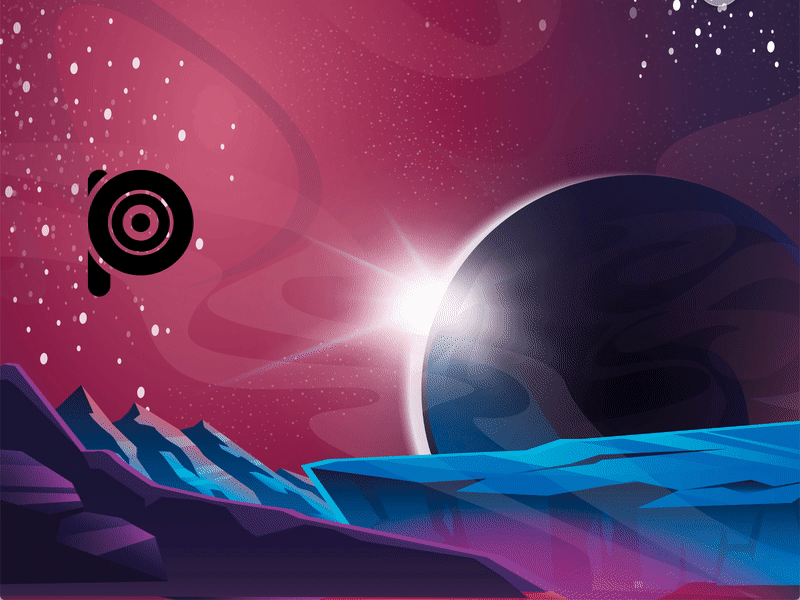 Not all designs have meaning, but this one does. boop dribbble gif lovedesign microinteraction planet prototypes universe xd