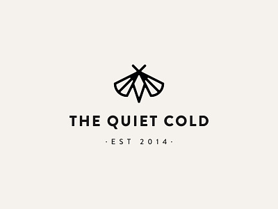Logofolio: The Quiet Cold brand identity branding logo logo inspiration logodesign logodesigner logofolio minimal moth personal blog the quiet cold