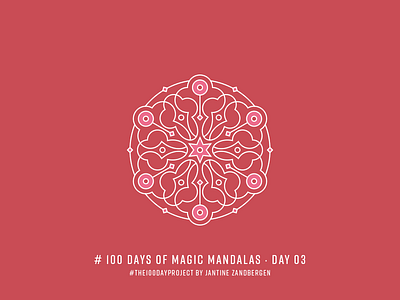 The 100 Day Project - Day 03 geomtery illustrator mandala symmetry the100dayproject vector