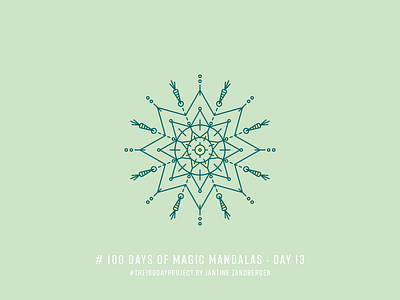 The 100 Day Project - Day 13 carrot easter geometry illustrator mandala symmetry the100dayproject vector