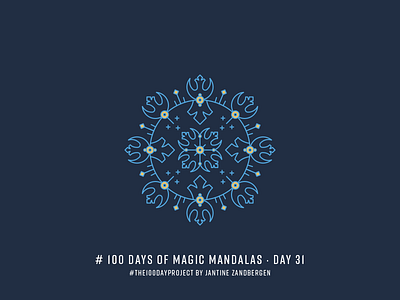 The 100 Day Project - Day 31 geometry illustrator mandala star wars symmetry the100dayproject vector