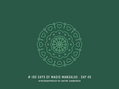 The 100 Day Project - Day 49 geometry illustrator mandala symmetry the100dayproject vector
