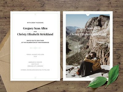 Clean Wedding Invitation Suite clean graphic design invitation love minimalistic wedding wedding invitation