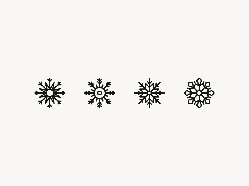 Snowflakes by Jantine Zandbergen on Dribbble