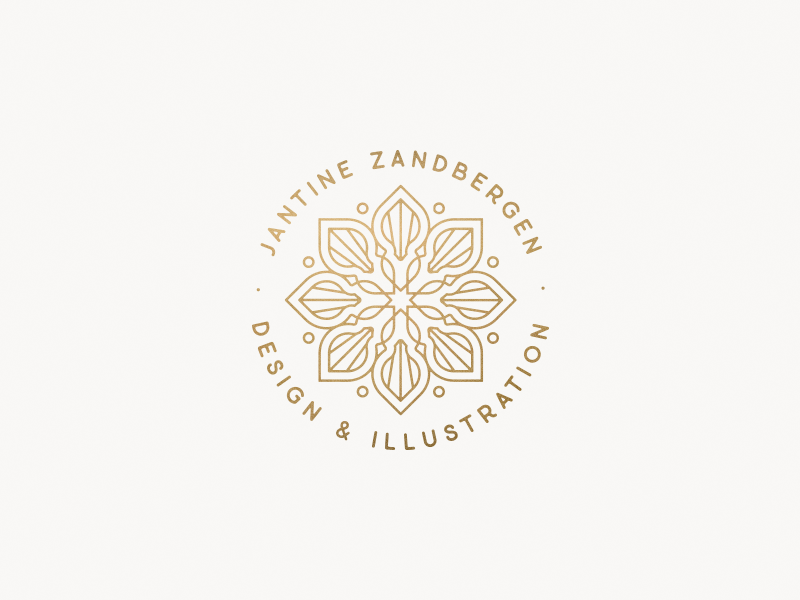 Mini mandala 'badge' minimalism clean illustrator vector sacred geometry symmetry logo mandala