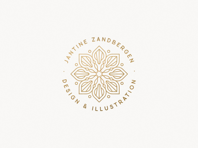 Mini mandala 'badge'