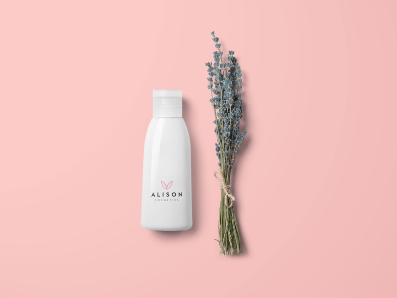 30 Day Logo Challenge I - Alison Cosmetics alison cosmetics vegan vector logocore logo a day feminine logo illustrator icon feminine design skincare cosmetics clean 30 day logo challenge