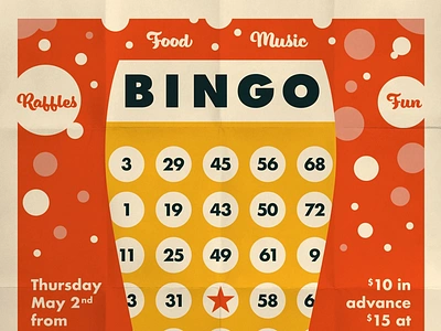 BIngo beer bingo brewery poster