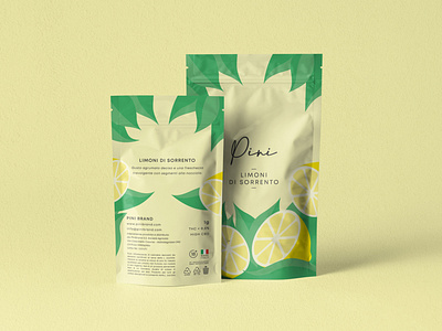 Pini - Limoni di Sorrento brand brand design brand identity branding branding design design illustration product design