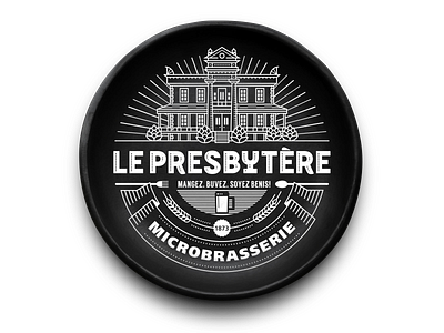 Microbrasserie Le Presbytère branding brewery brewery logo logo