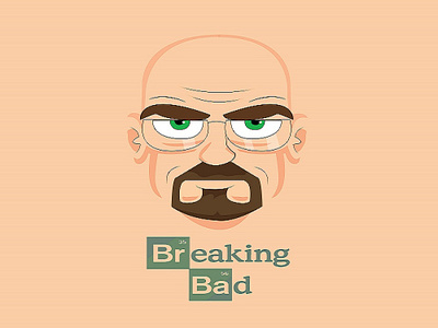 Breaking Bad avatar bearded brand breakingbad character design illustration logo man vector