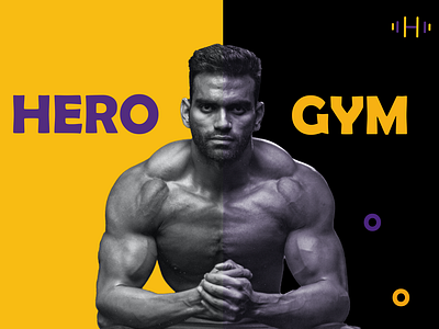 Hero Gym advertising design socail media