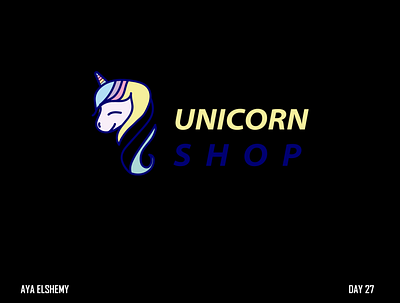 unicorn Logo branding design icon illustration logo