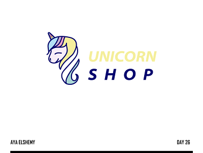 unicorn Logo branding design icon illustration logo