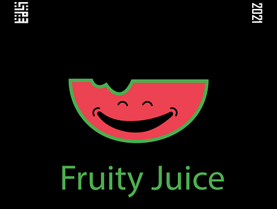 fruity juice Logo branding chracter design icon illustration logo