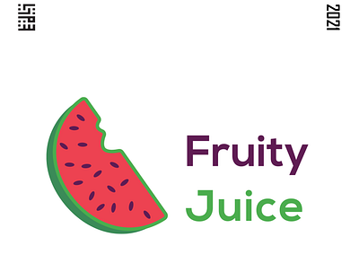 fruity juice Logo branding chracter design icon illustration logo