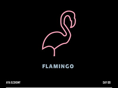 Flamingo logo design