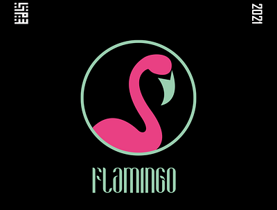 Flamingo logo design branding character design chracter design icon illustration logo minimal