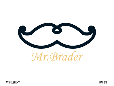 Mr.Brader Logo Design by Aya ELShemy on Dribbble