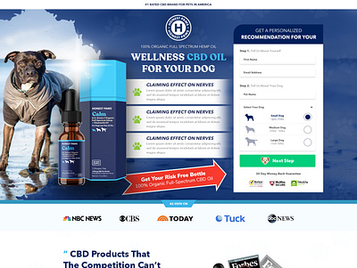 CBD Landing Page cbd oil landing page landing page design