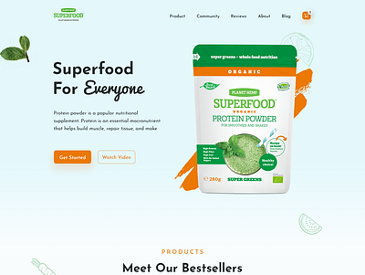 Supplement Landing Page landing page landing page design supplement