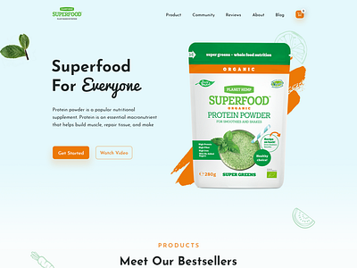 Supplement Landing Page