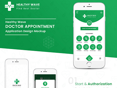 Doctor Appointment Booking app design concept - NBN Minds