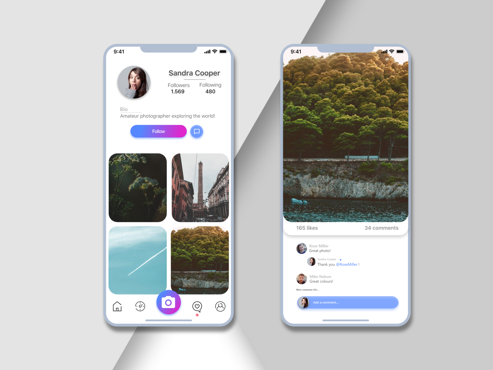 Instagram Reimagined by Thodoris Thomaidis on Dribbble