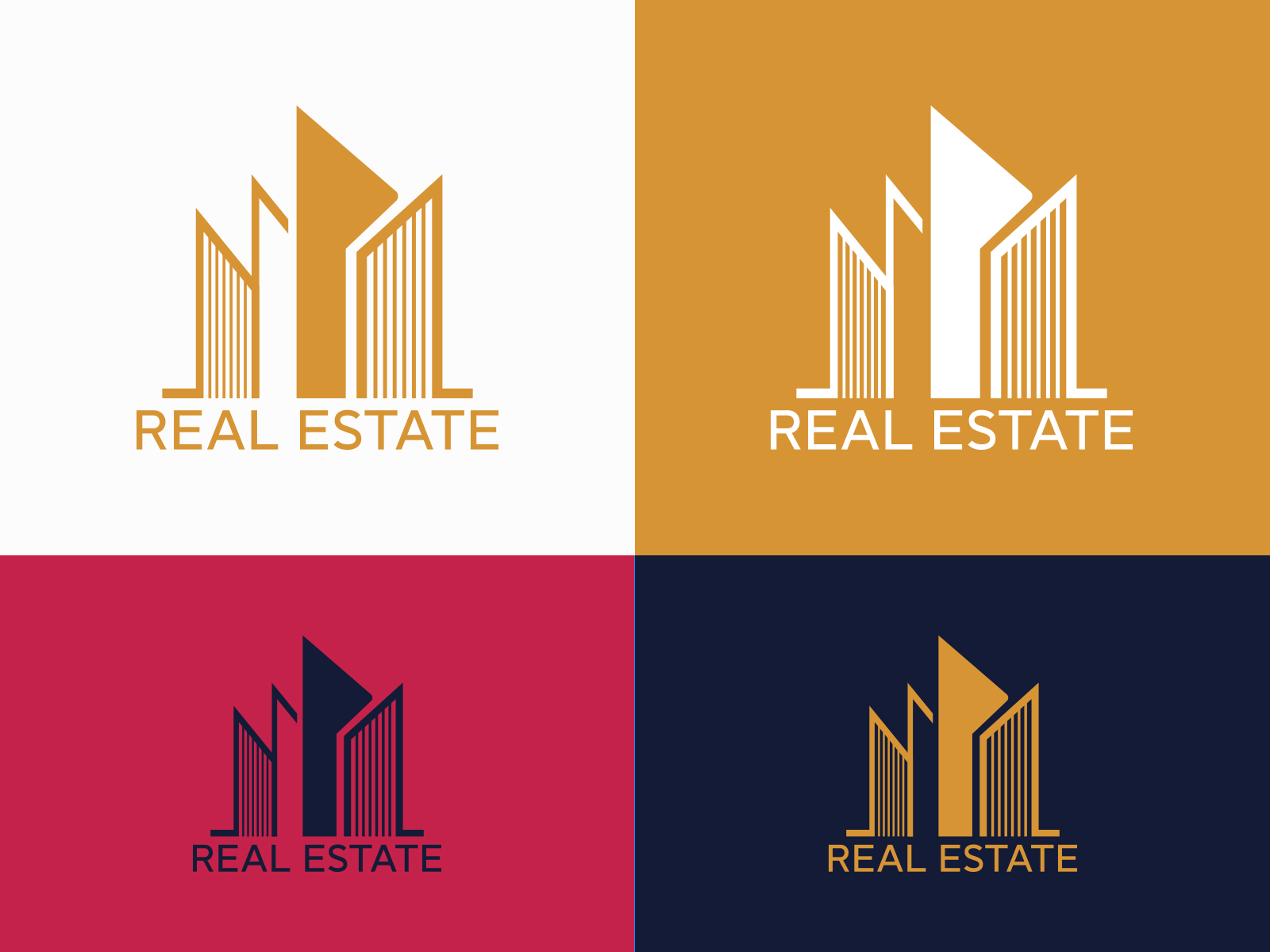Real Estate Logo Design By Almamundc On Dribbble