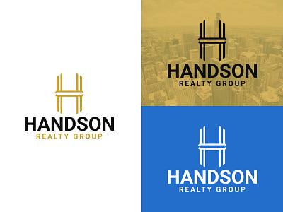 Handson Realty Group Real Estate Logo Design