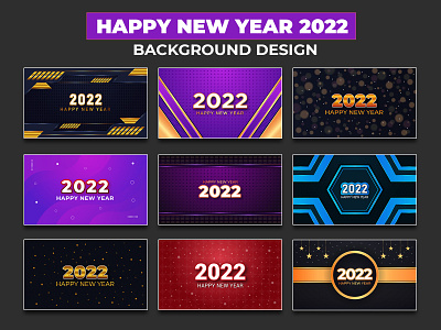 Happy New Year 2022 Background Design