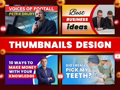 Attractive YouTube Thumbnails Design VOL-1