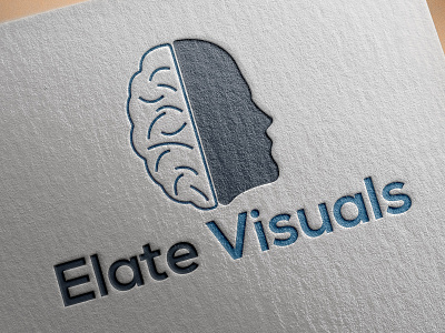 Elate Visuals Logo brand branding business company creative design flat graphic design icon identity illustration logo logo design market minimal mordern online business photoshop unique vector