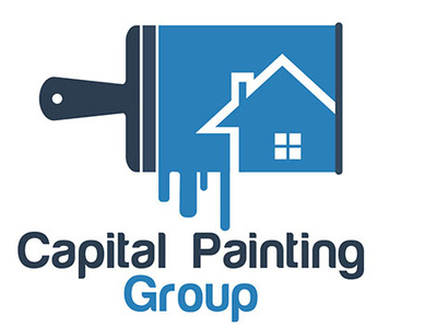 Capital Painting Group brand business company creative design flat graphic design icon identity illustration logo logo design market market place minimal mordern photoshop typography unique vector