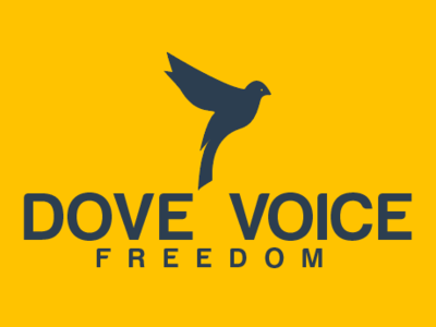 Dove Voice typography online business market company brand minimal identity photoshop logo unique mordern business vector icon flat branding logo design graphic design design creative